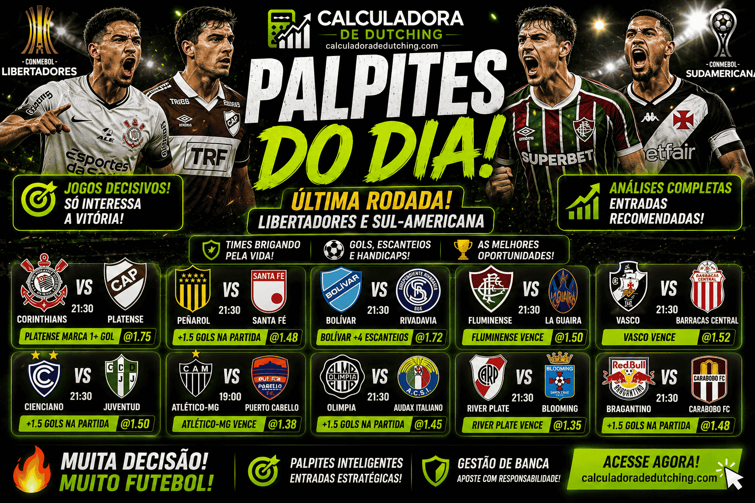 27/05 - Palpites de Futebol + Bilhete Pronto